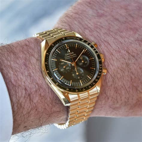 omega speedmaster green and gold|omega speedmaster gold green dial.